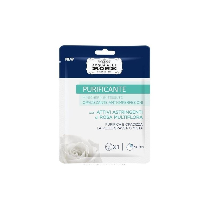 ACQUA ALLE ROSE MASCHERA TESSUTO PURIFICANTE 1PZ