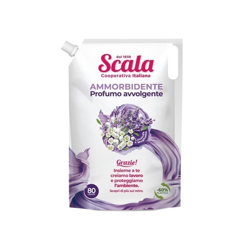 SCALA AMMORBIDENTE BUSTA LAVANDA/MUGHETTO 2LT