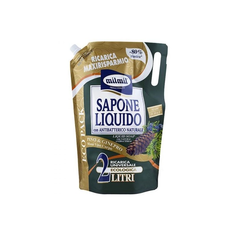 MIL MIL SAPONE BUSTA PINO & GINEPRO 2 LT