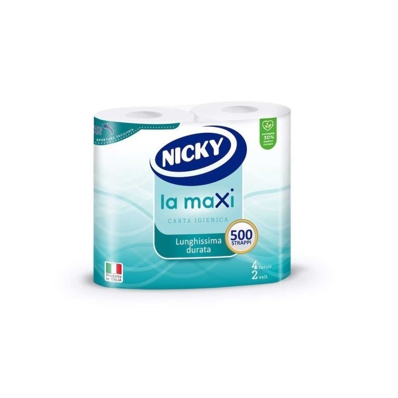 NICKY IGIENICA LA MAXI 4 ROTOLI 2V