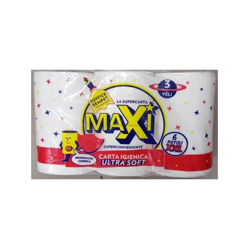 MAXI IGIENICA 6 ROTOLONI XXL ULTRASOFT