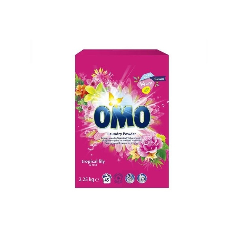 OMO DETERGENTE IN POLVERE TROPICAL 2,25KG