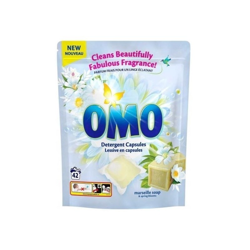 OMO DETERGENTE IN CAPS SAPONE MARSIGLIA 42 X 20GR