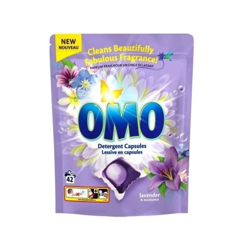 OMO DETERGENTE IN CAPS LAVANDA 42 X 20GR