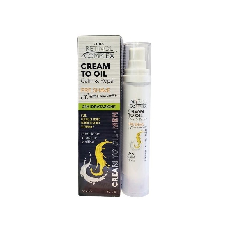 RETINOL COMPLEX CREAM TO OIL PRE SHAVE GERME GRANO 50 ML