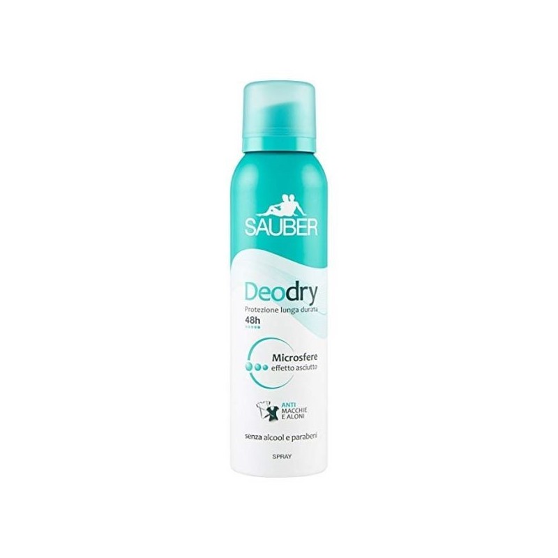 SAUBER DEODRY SPRAY ANTI MACCHIE 48H 150 ML