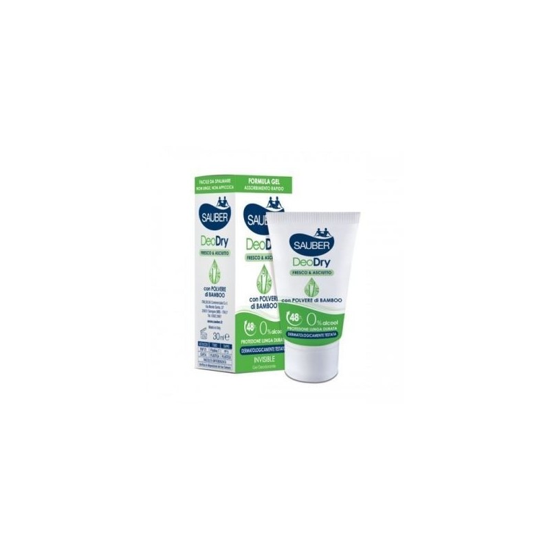 SAUBER DEO DRY CREMA TUBO LUNGA DURATA 35 ML