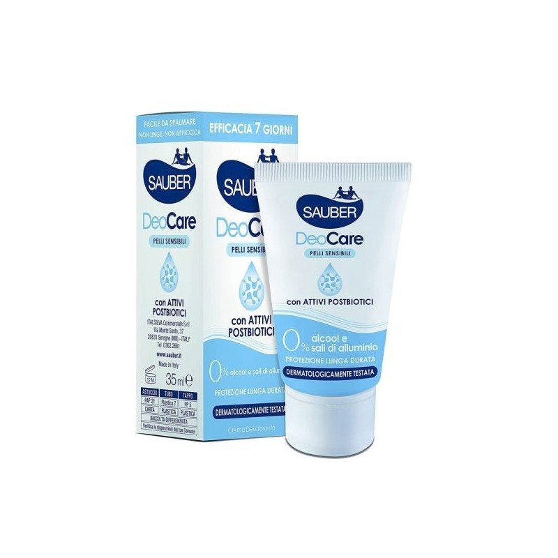 SAUBER DEO CARE CREMA TUBO PELLI SENSIBILI 35 ML