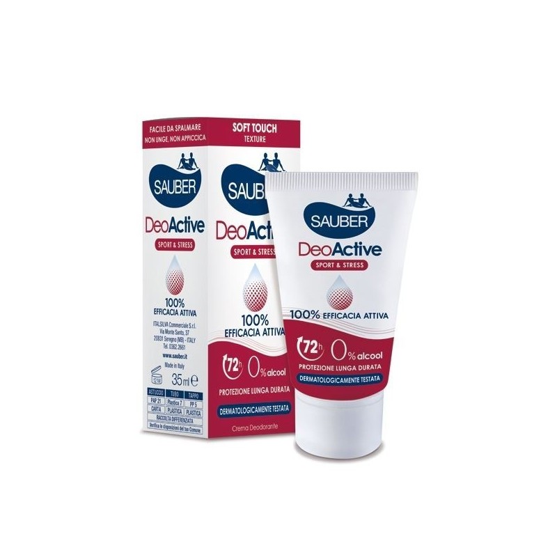 SAUBER DEO ACTIVE CREMA TUBO EFFICACIA ATTIVA 35 ML