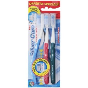SILVER CARE SPAZZOLINO 3PZ