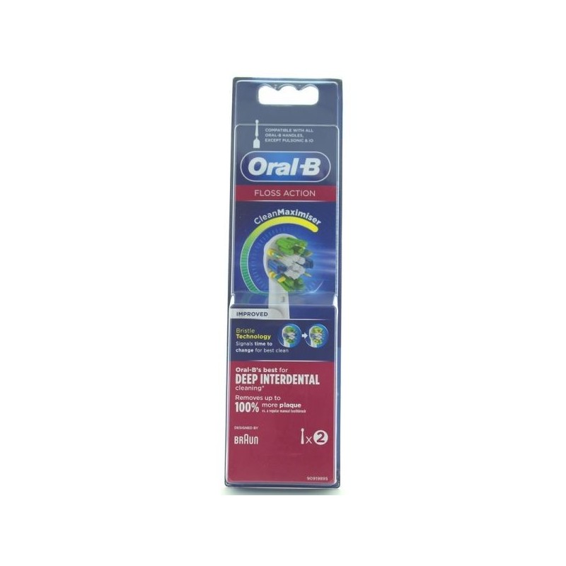 ORAL B SPAZZOLINO ELETTRICO RIC. FLOSS ACTION X2