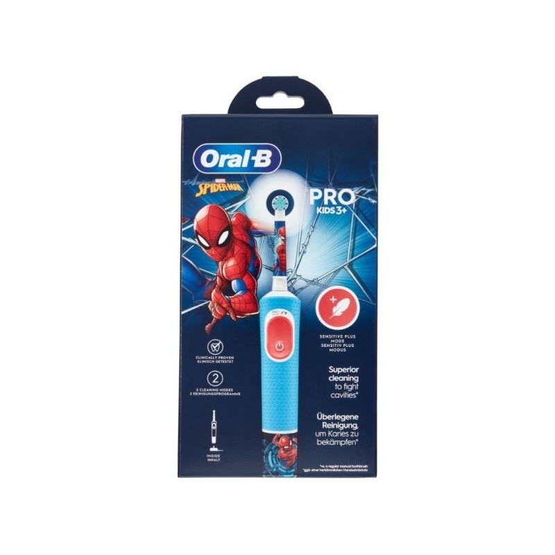 ORAL B SPAZZOLINO ELETT. KIDS VITALITY PRO SPIDERMAN 3+