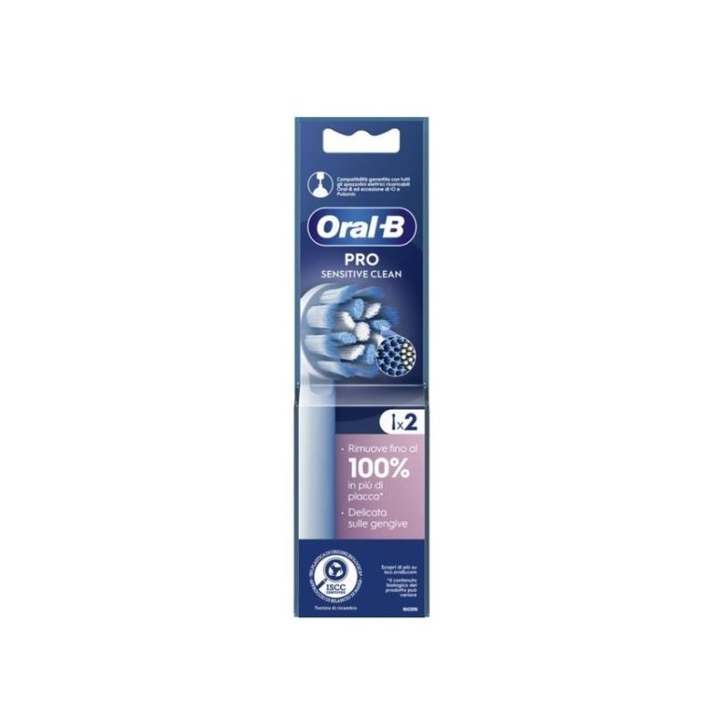 ORAL-B PRO SENSITIVE CLEAN RICAMBI 2 PZ