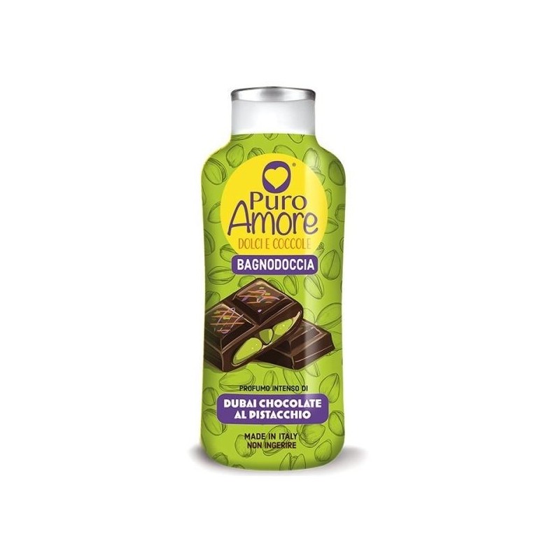 PURO AMORE BAGNODOCCIA DUBAI CHOCOLATE PISTACCHIO 650ML