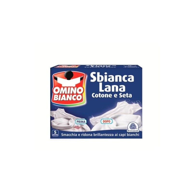 OMINO BIANCO SBIANCALANA BUSTINE 5PZX100GR