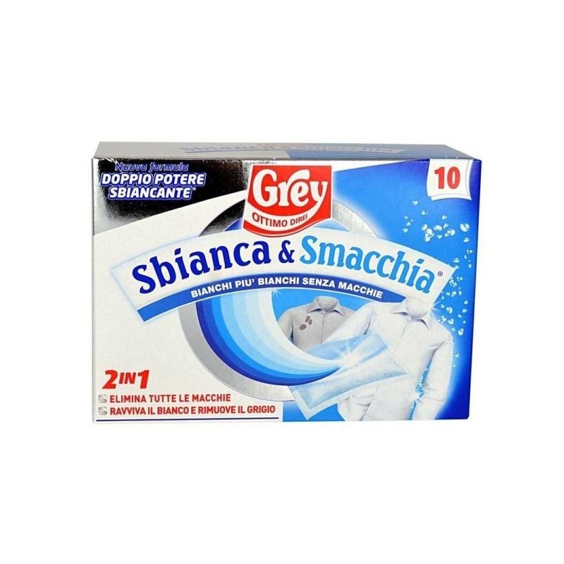 GREY SBIANCA & SMACCHIA 10 BUSTE