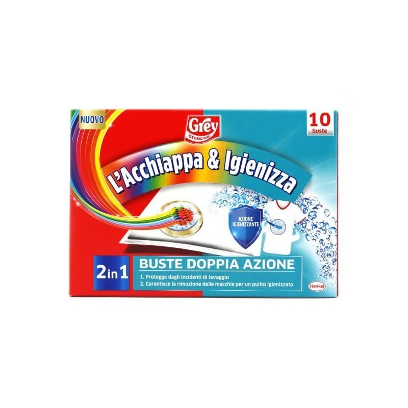 GREY L'ACCHIAPPA & IGIENIZZA 2IN1 10 PZ
