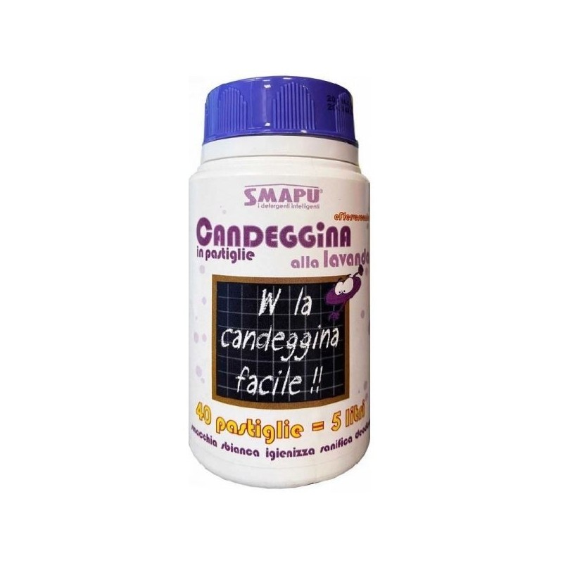 SMAPIU' CANDEGGINA IN PASTIGLIE LAVANDA 40 PZ