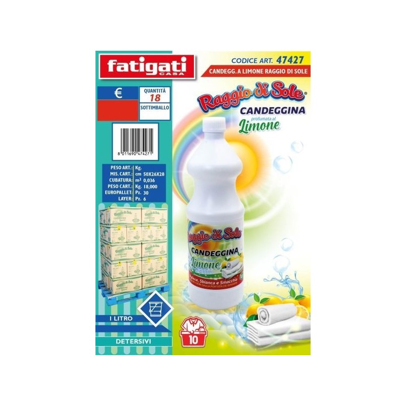 RAGGIO DI SOLE CANDEGGINA LIMONE 1 LT