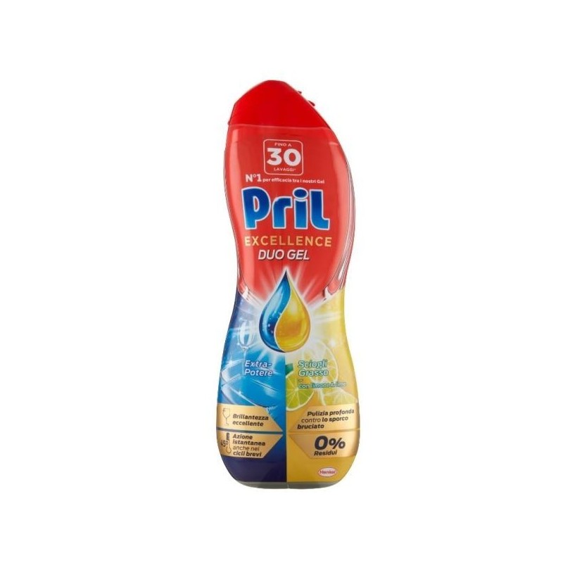 PRIL DUO GEL LIMONE 30 LAV 540ML