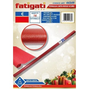 TOVAGLIA CARTA ROSSO SCURO...