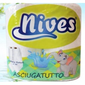 NIVES ASCIUGATUTTO 2 ROTOLI 2V