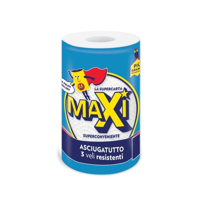 MAXI ASCIUGATUTTO 1 ROT.100 STRAPPI 400GR 3V