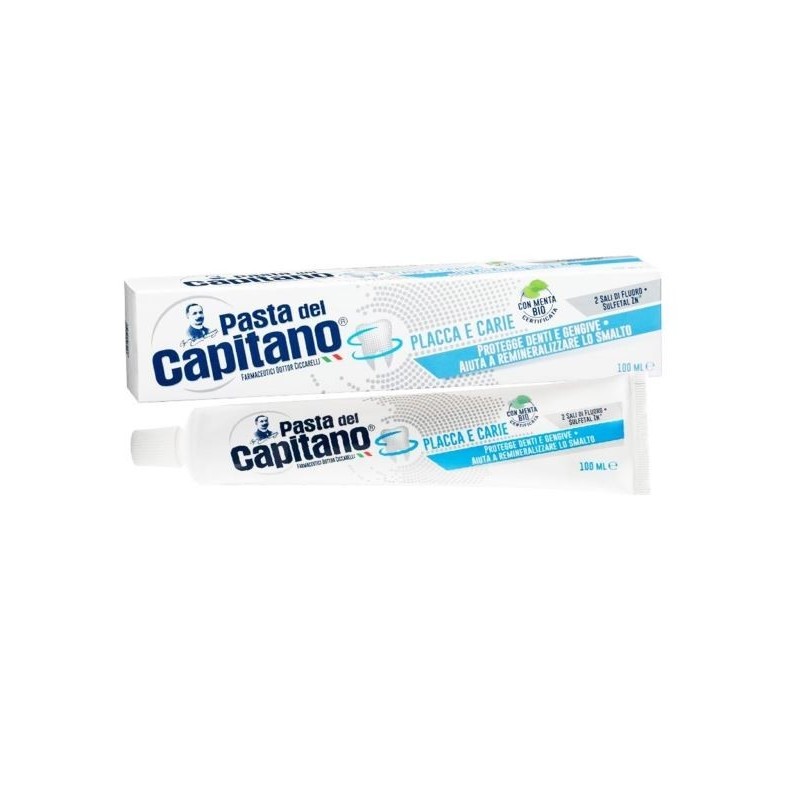 PASTA DEL CAPITANO DENTIFRICIO PLACCA E CARIE 100ML