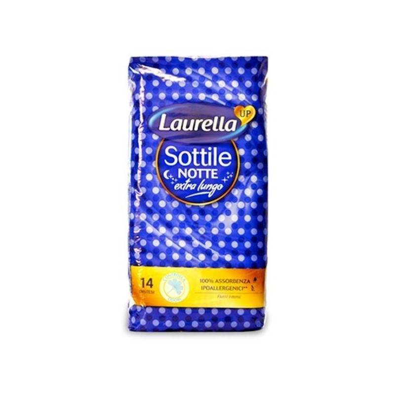 LAURELLA DISTESI SOTTILE NOTTE EXTRA LUNGO 14 PZ