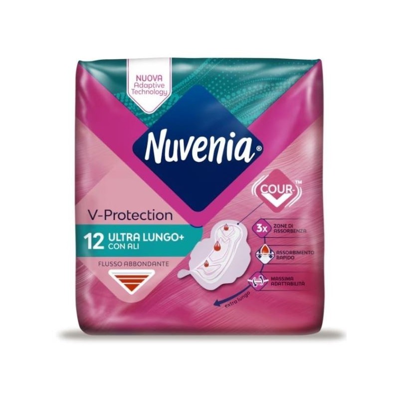NUVENIA ULTRA SOTTILE LUNGO+ C/ALI 12PZ