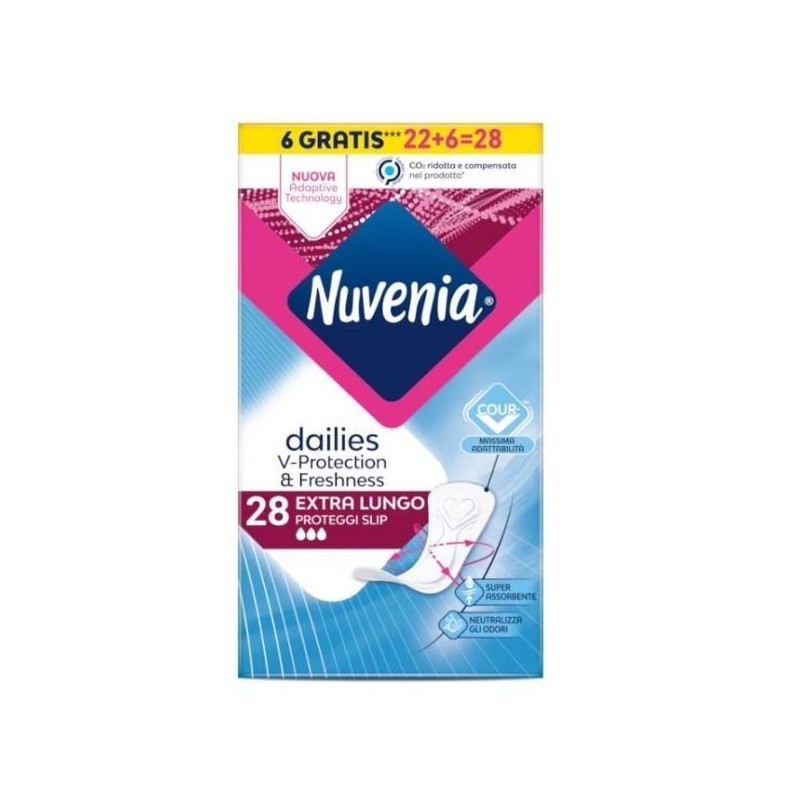 NUVENIA PROTEGGI SLIP EXTRA LUNGO 28 PZ