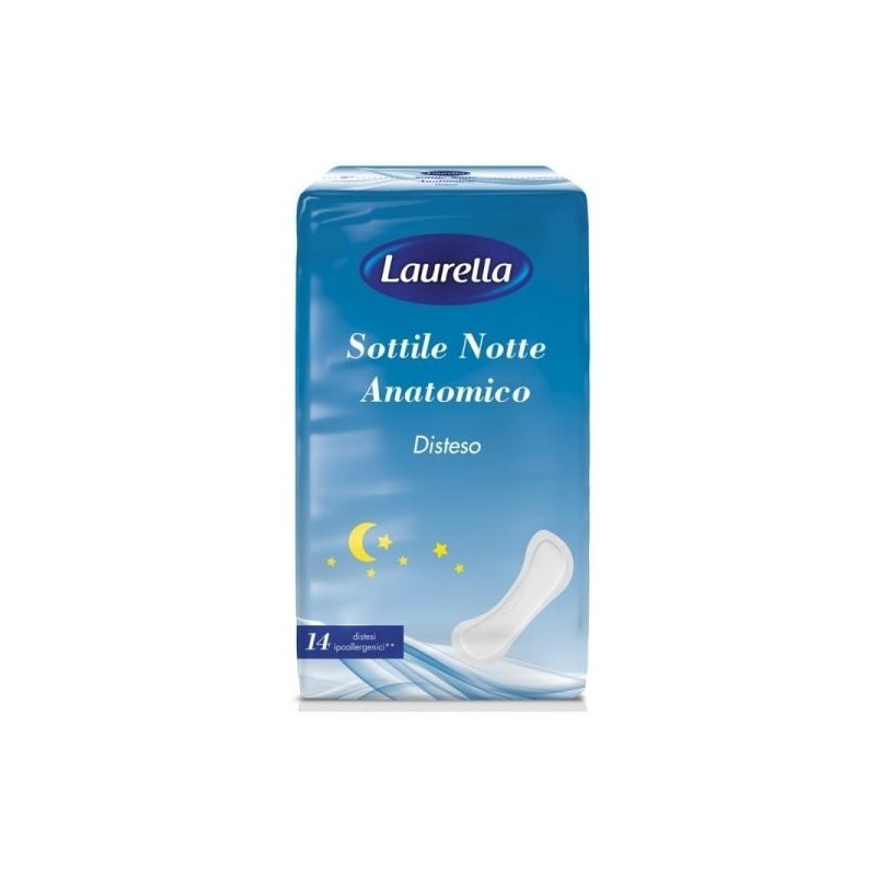 LAURELLA SOTTILE NOTTE ANATOMICO 14 PZ