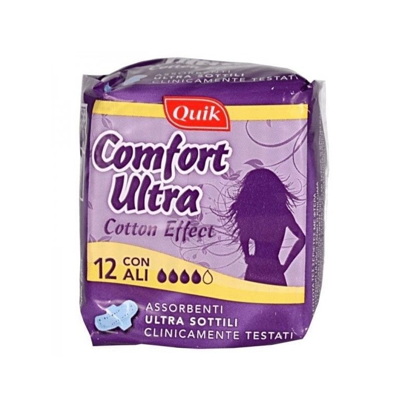 QUIK ASSORBENTE ULTRA CON ALI 12 PZ