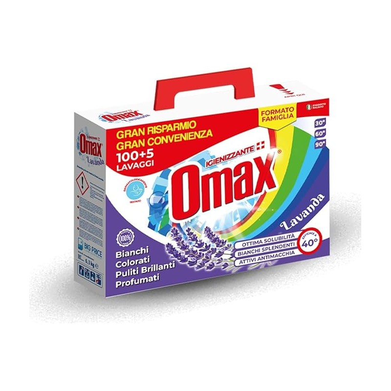 OMAX FUSTONE POLVERE 105 MIS LAVANDA