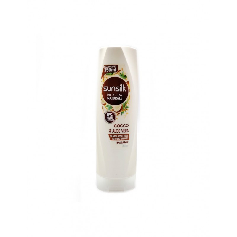 SUNSILK BALSAMO CON COCCO E ALOE VERA 350 ML