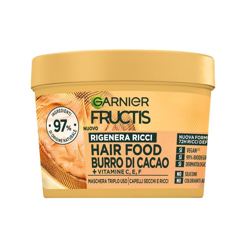 GARNIER FRUCTIS MASCHERA HAIR FOOD BURRO DI CACAO 390 ML