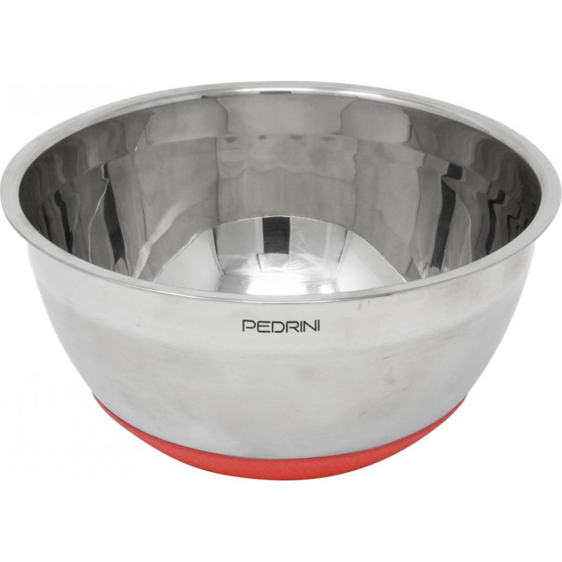 INSALATIERA INOX FONDO SILICONE TONDA 24cm 270 PEDRINI