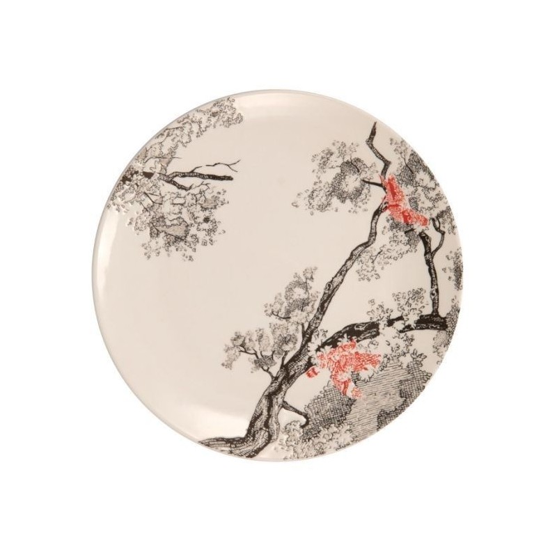 KERASIA PIATTO PANE TONDO 19cm V001190 LE COQ PORCELAINE