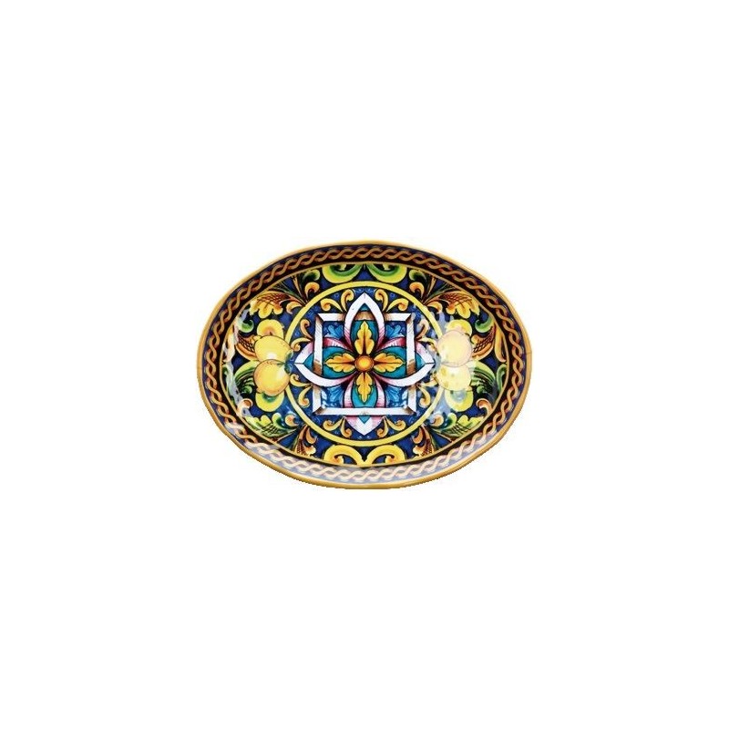 MELAMINA LEMON VASSOIO OVALE 40x30cm 100229 AD