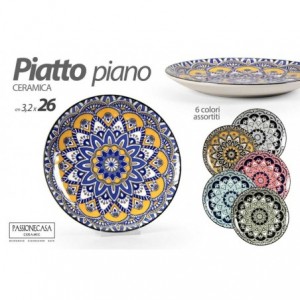 PIATTO CERAMICA DECORATO...