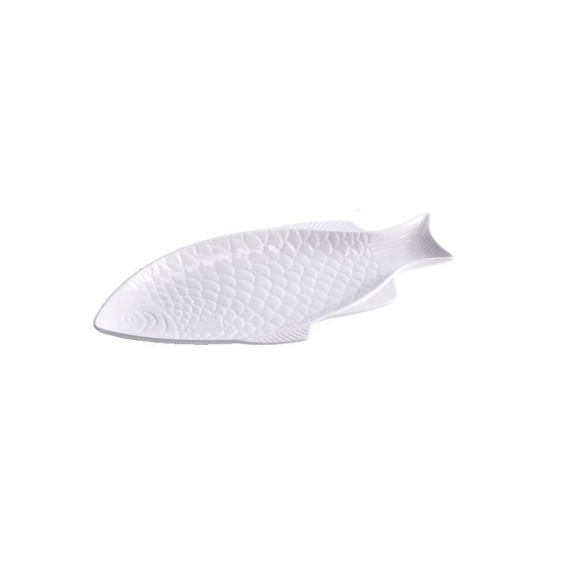 PIATTO CERAMICA FORMA PESCE 41x19cm 100971 AD