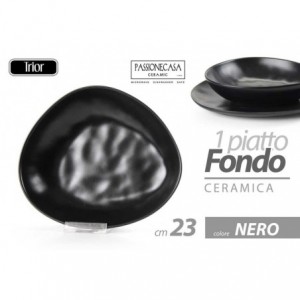 PIATTO CERAMICA TRIOR NERO...