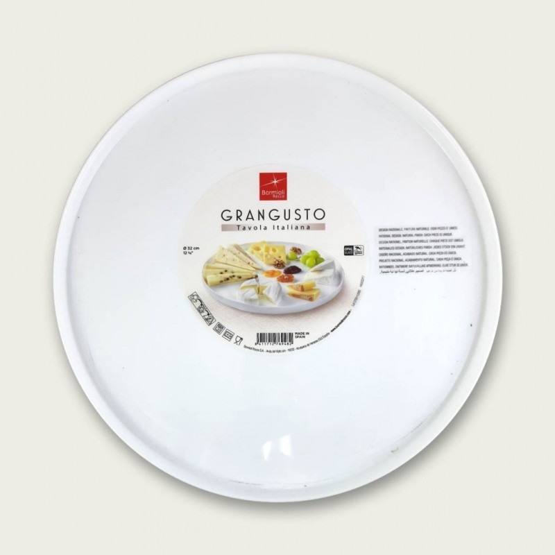 PIATTO OPALE GRANGUSTO BORDATO 32cm BORMIOLI ROCCO
