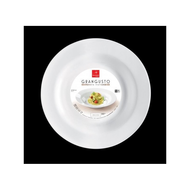 PIATTO OPALE GRANGUSTO PASTA 29,5cm BORMIOLI ROCCO