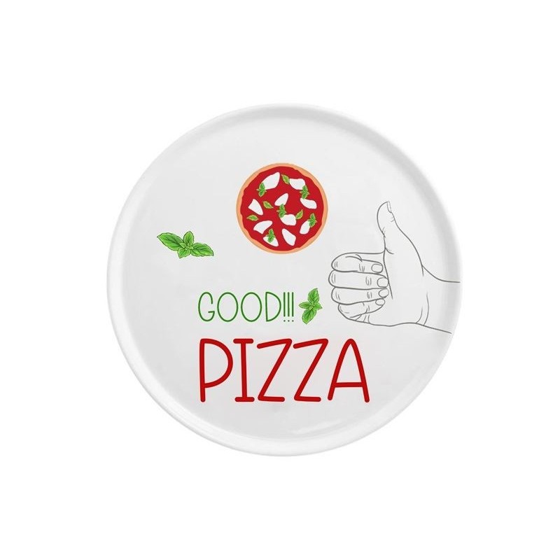 PIATTO PIZZA PORCELLANA 31cm GOOD PIZZA MASTER