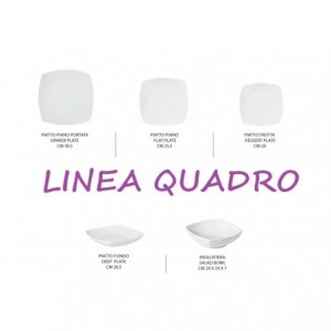 PIATTO PORCELLANA BIANCA...