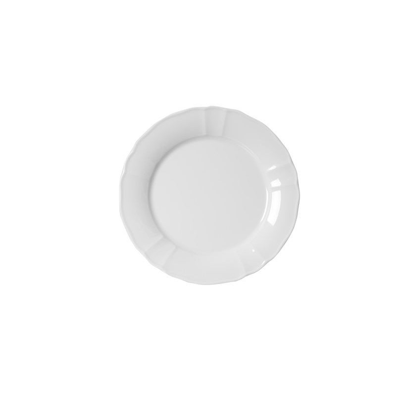 PIATTO PORCELLANA BIANCA TOP TILDE PIANO 32cm F1240