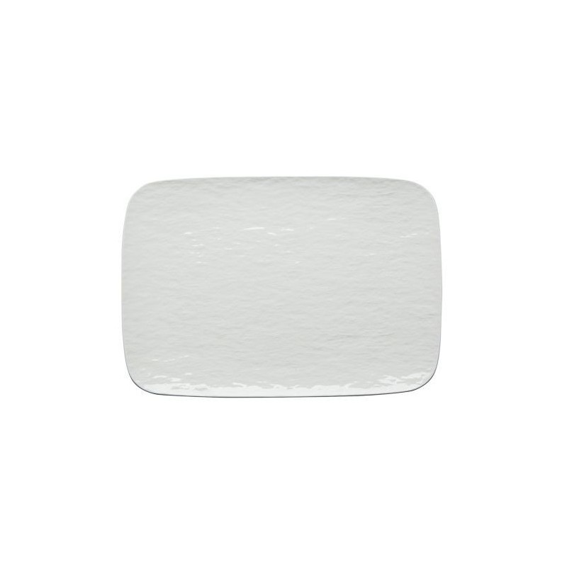 PIATTO PORCELLANA BIANCA TOP TOUCH ME RETT.30x21cm F1282