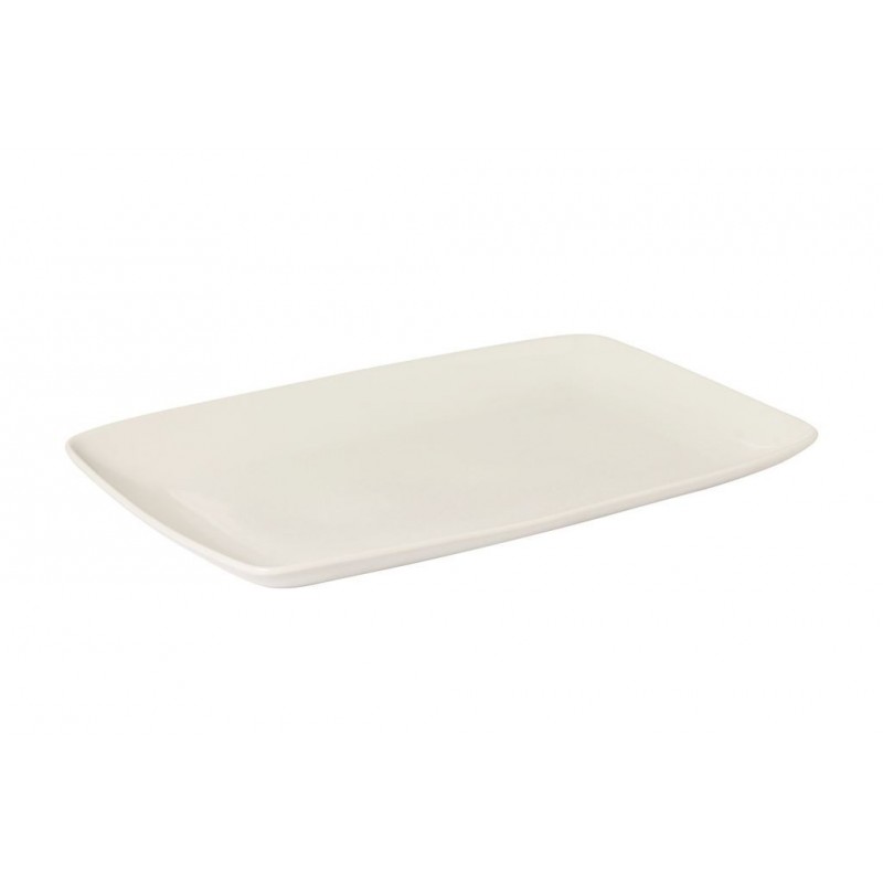PIATTO PORCELLANA BIANCA TOP WERSAL RETT.44x26cm F906