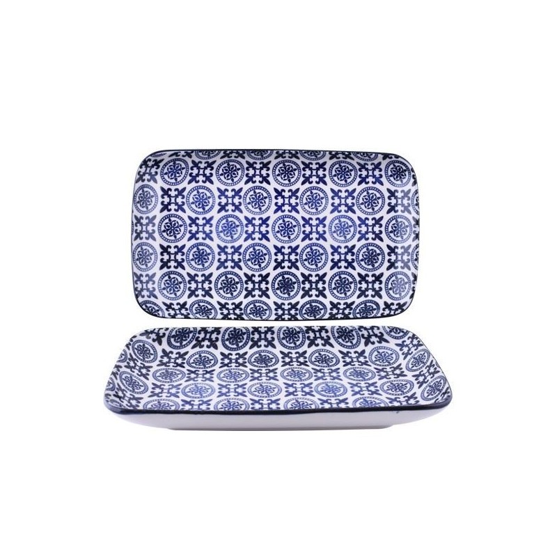 PIATTO PORCELLANA ZAGUAN FUENTE 19x11,5x2,5 COK